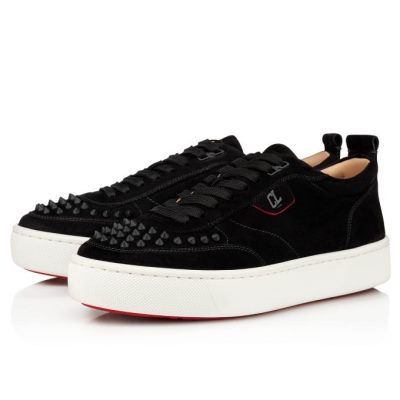 Zapatillas Happyrui Spikes Christian Louboutin Hombre - Negros - 1215075J291